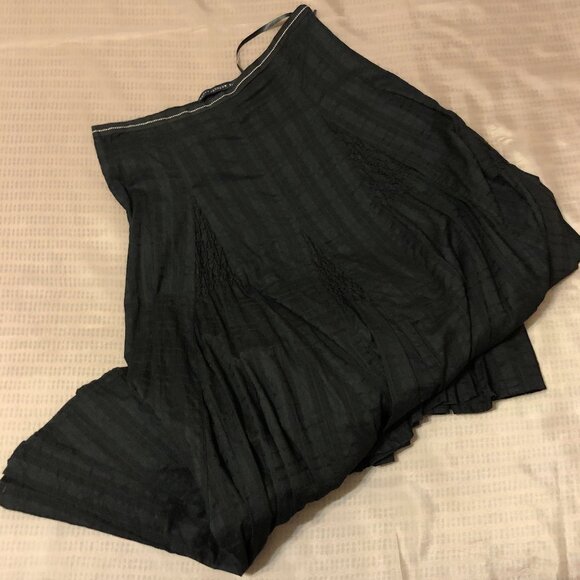 Betty Jackson Black Fully Lined Circular Black Skirt - Picture 4 of 9